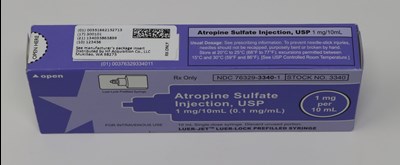 Serialized Carton Labeling (51662 1527 1 Atropine Hf Label Image Including Serialization)